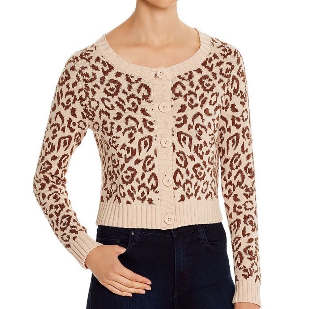 Kate Spade Leopard Print Cardigan